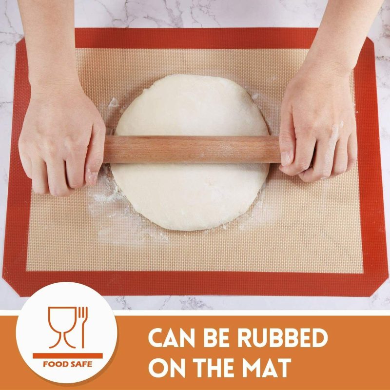 3-Pack Silicone, Nonstick, Heat Resistant, Baking Oven Mats - Image 5