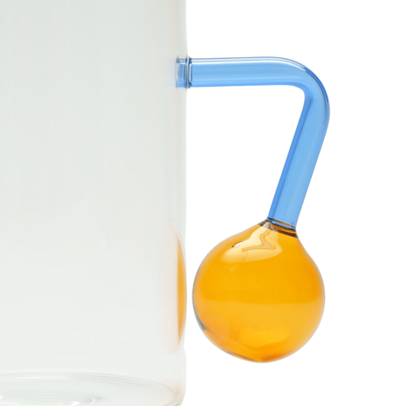 Abstract Mug Blue Amber - Image 2