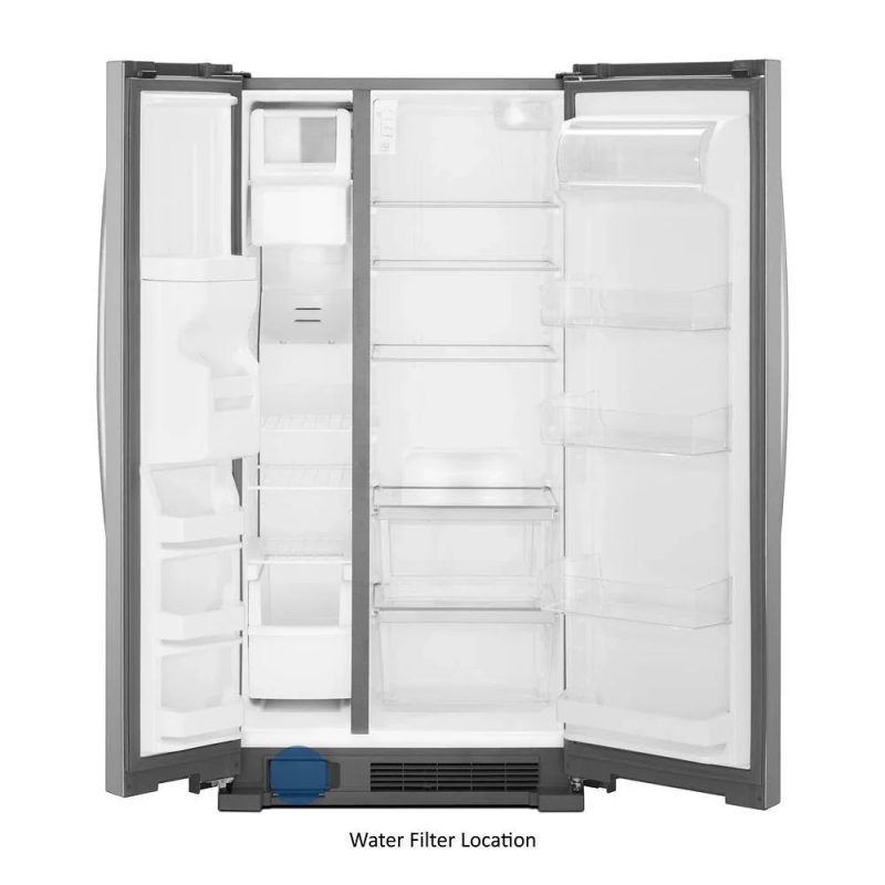 Whirlpool 36-Inch Wide Side-By-Side Refrigerator - 24 Cu. ft. Stainless Steel - Image 14
