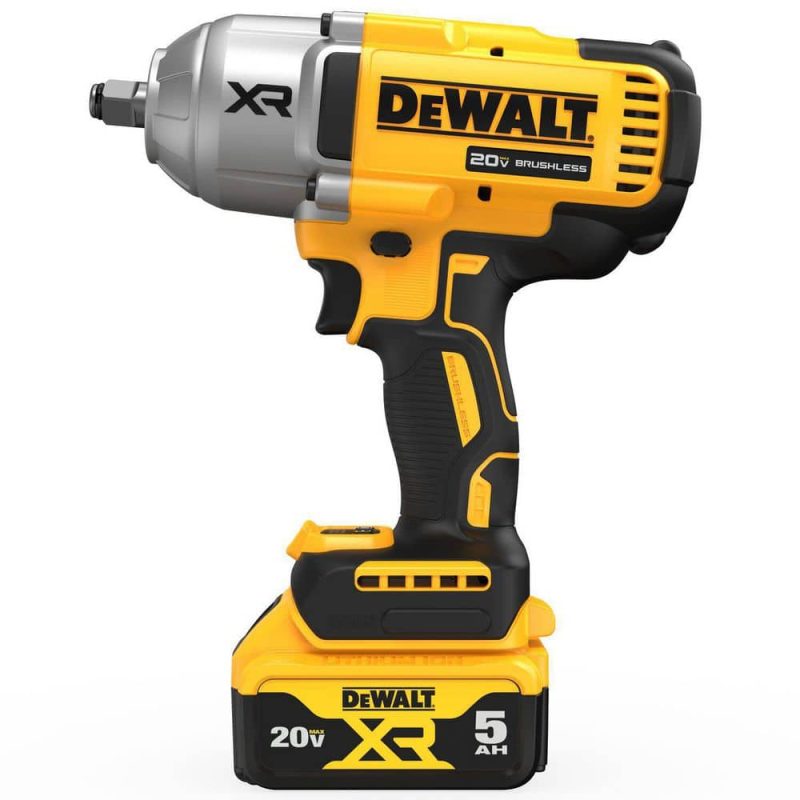 DEWALT 20V MAX Lithium-Ion Cordless 1/2 in. Impact Wrench Kit DCF900P1 - Image 6