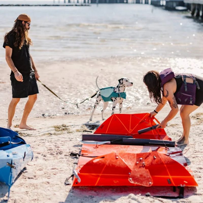 TUCKTEC Folding Kayak | Hard-Shell | 2-Minute Set-Up | Foldable, Portable Kayak Pink - Image 8