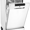 Portable Dishwasher, 18in Wide, 8 Place Settings Capacity, White - Image 2