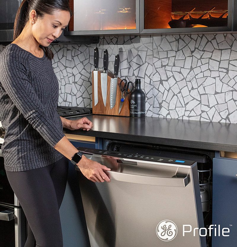 GE Profile – Top Control Smart Built-In Stainless Steel Tub Dishwasher with 3rd Rack and Microban, 42dBA – Stainless steel - Image 19