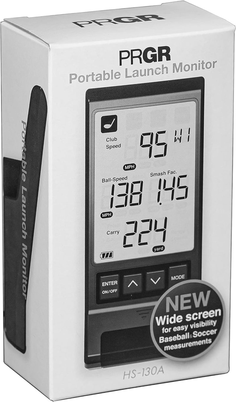 Black Pocket Launch Monitor HS-130A (New 2021 Model) - Image 3