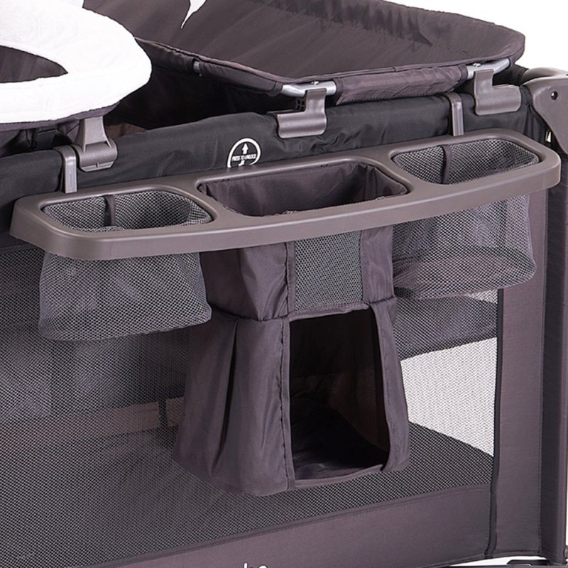 Pamo Babe Unisex Nursery Center Playard with Bassinet & Changing Table - Image 2