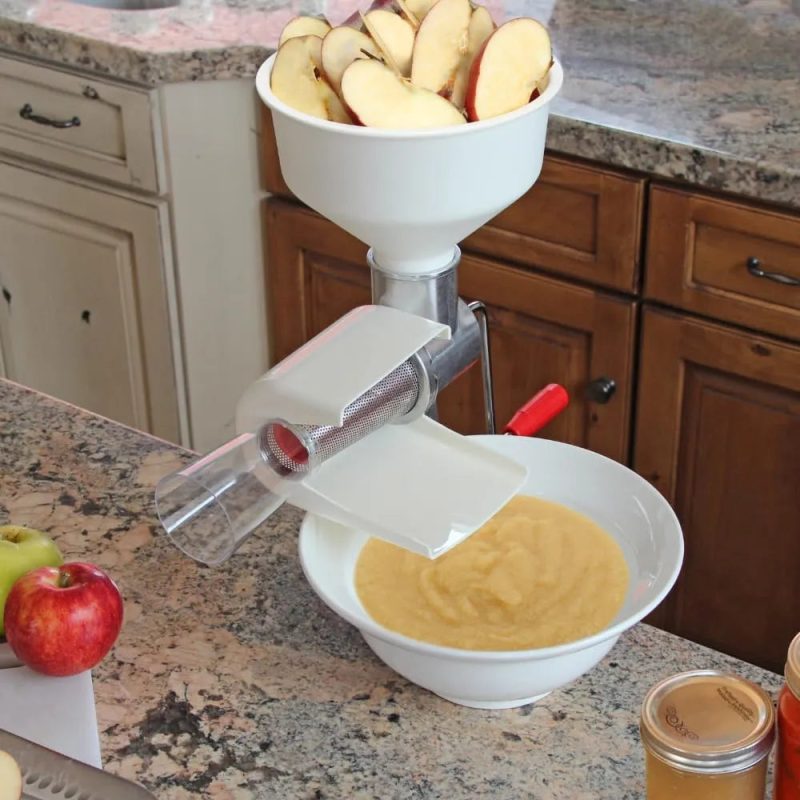 KITCHEN CROP Johnny Applesauce Ketchup Maker Peel Off Produce Food Strainer - Image 4