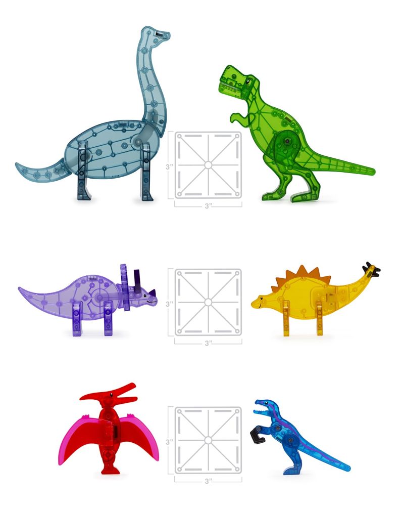 MAGNA TILES 50 Piece Magnetic Construction ORIGINAL - Image 4