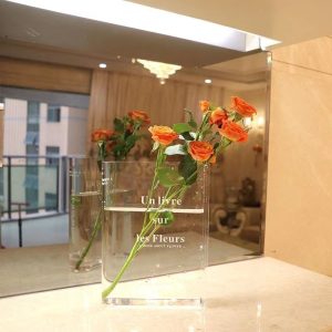 A Book About Flowers Vase