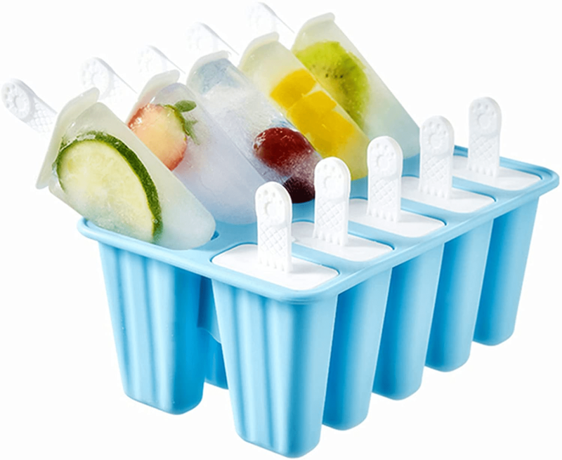 6, 10 Or 12 Pieces Reusable Silicone Popsicle Molds – Easy Release - Image 8