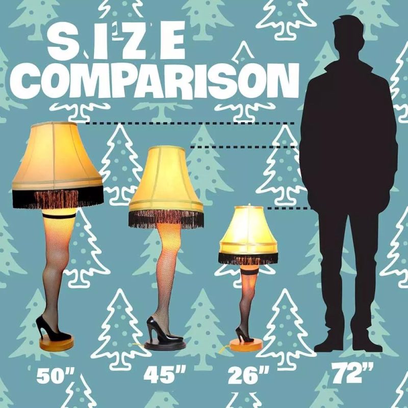 45 Inch Full Size Christmas Leg Lamp - Image 4