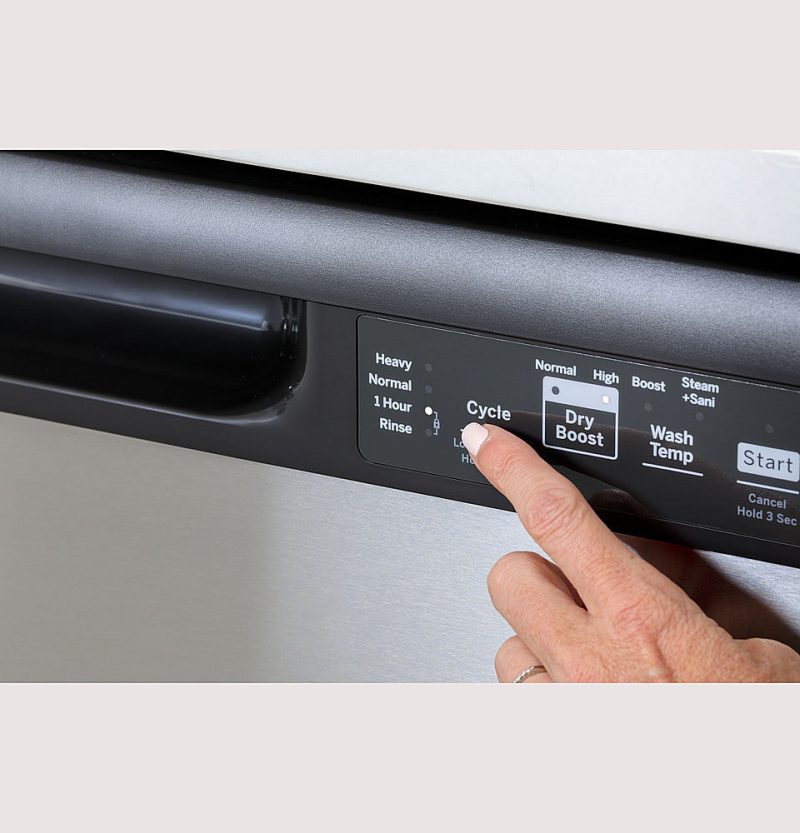 GE – Front Control Built-In Dishwasher with 55 dBA – Stainless steel - Image 6