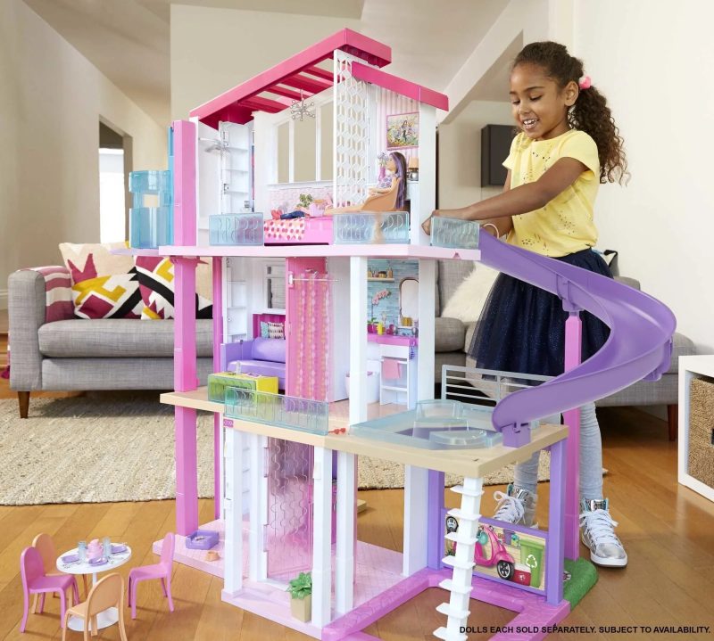 Barbie DreamHouse Dollhouse with 70+ Accessories, Working Elevator, Lights & Sounds - Image 2