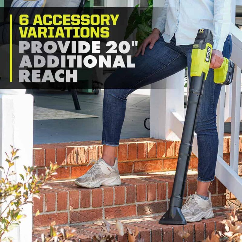 RYOBI ONE+ HP 18V Brushless Cordless Compact Blower, 220 CFM, 140 MPH, Tool-Only - Image 8