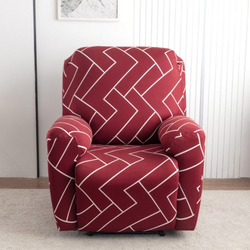 Abstract Recliner Sofa Cover - Image 6