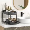 2 Tier Pull Out Cabinet Organizer Sliding Storage Rack - Image 5