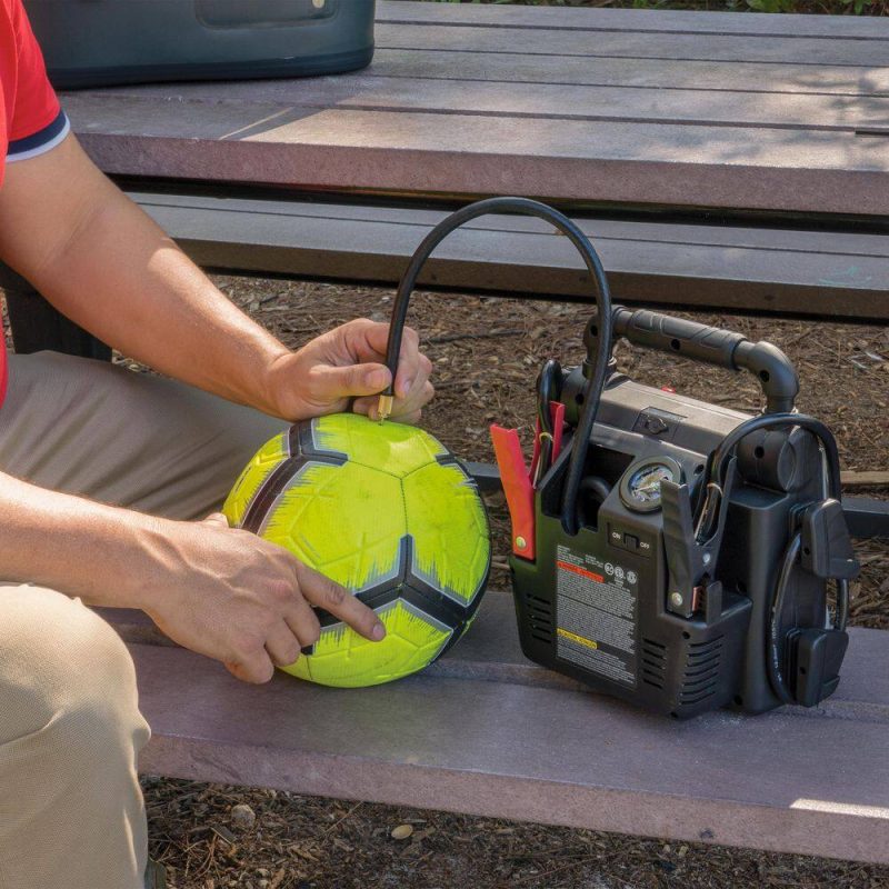 VECTOR 800 Peak Amp Jump Starter 120 PSI Air Compressor Three USB Charging Ports Rechargeable - Image 5