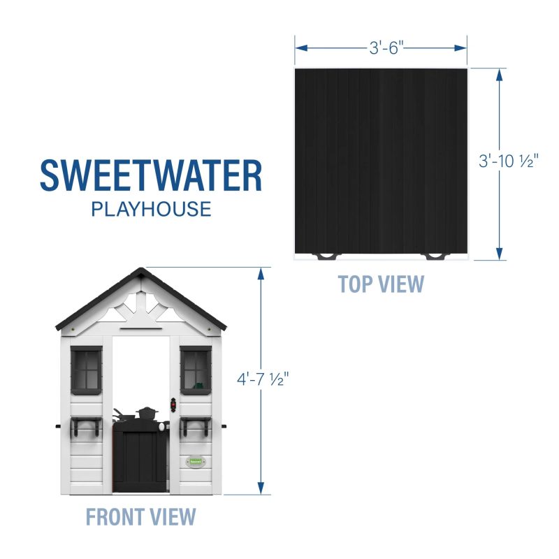 Backyard Discovery Sweetwater Playhouse – White - Image 3
