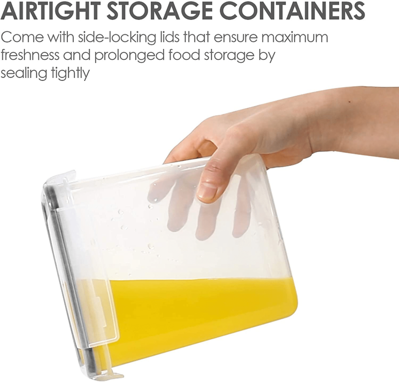 15 pcs Airtight Food Storage Containers Set with Lids, ,Include 24 Labels - Image 5