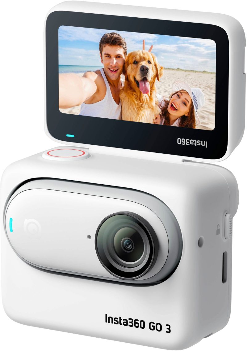 Insta360 – GO 3 (128GB) Action Camera with Lens Guard – White - 图片 11