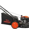 YARDMAX 22 in. 201cc Select PACE 6 Speed CVT High Wheel RWD 3-in-1 Gas Walk Behind Self Propelled Lawn Mower, Black - Image 6