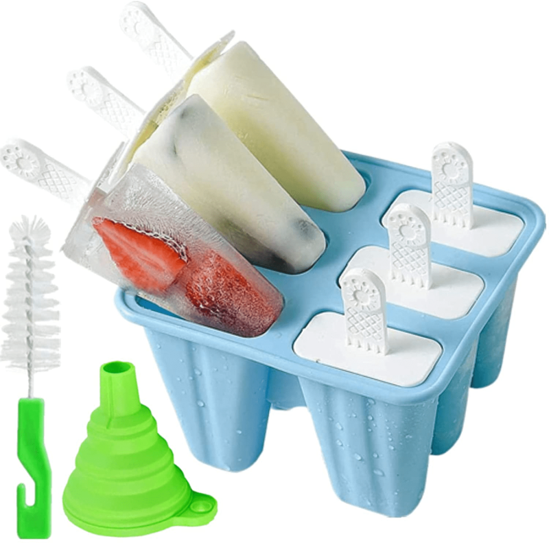6, 10 Or 12 Pieces Reusable Silicone Popsicle Molds – Easy Release - Image 14