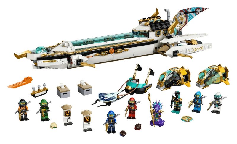 LEGO NINJAGO Hydro Bounty Building Set, 71756 Submarine Toy with Kai and Nya Minifigures, Ninja Toys, Gifts, Presents for Kids, Boys, Girls Age 9 Plus Years Old - Image 4
