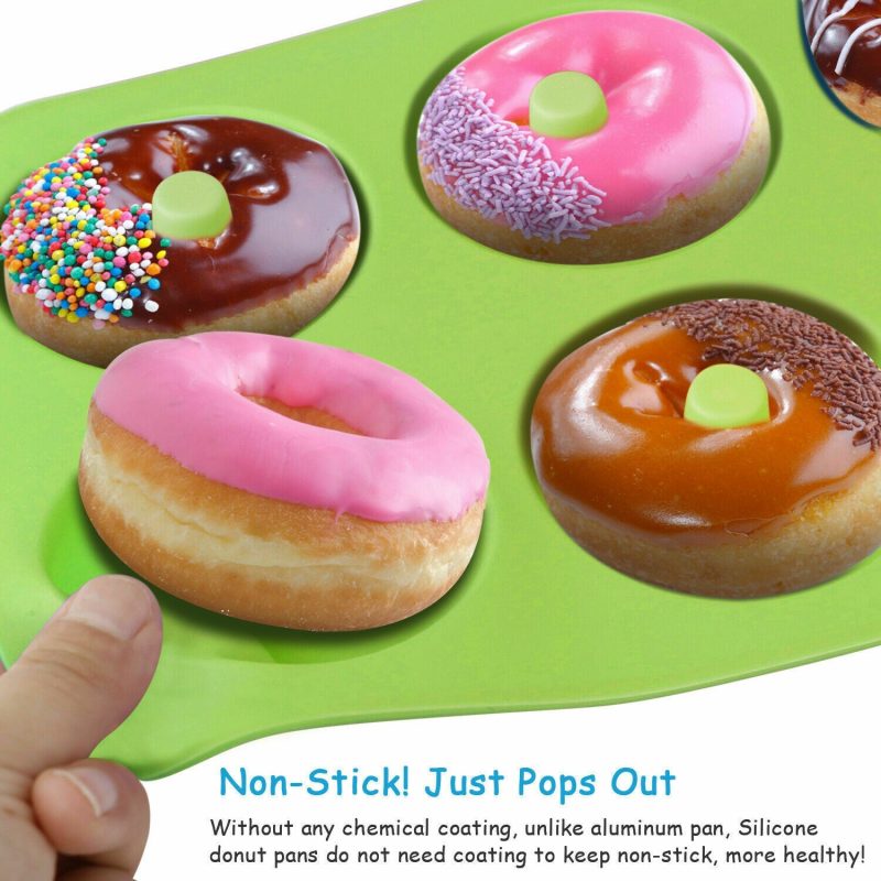6-Hole Silicone Donut Baking Pan - Image 9