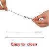 8 Pcs Stainless Steel Metal Drinking Reusable Straws + Cleaner Brush Kit - 图片 9