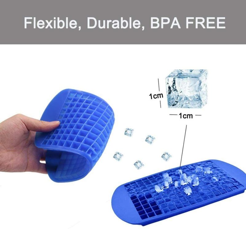 2 Mini Ice Cube Mold Trays- 160 Grids - Image 6
