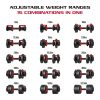 FitRx Smart Bell, Quick Select Adjustable Dumbbell, 5-52.5 Lbs - Image 4