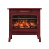 Duraflame 3D 24 W x 23.4 H x 12.9 D 34.1lb Infrared Electric Fireplace Stove - Cream - Image 8