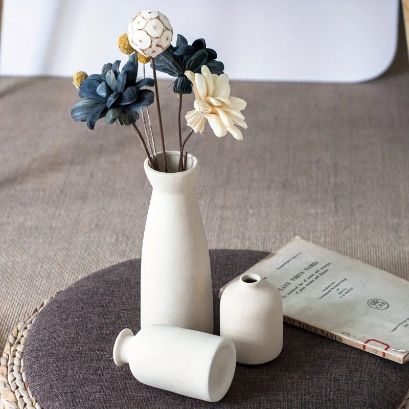 3 x Nordic Flower Vase Set | Ceramic - Image 3