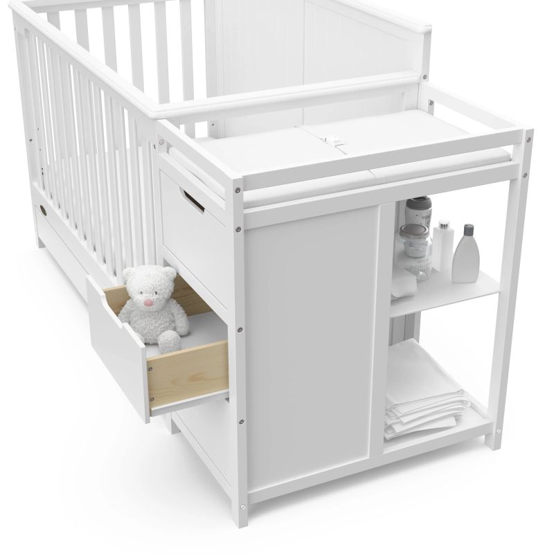 Graco Hadley 5-in-1 Convertible Crib and Changer with Drawer - Image 15