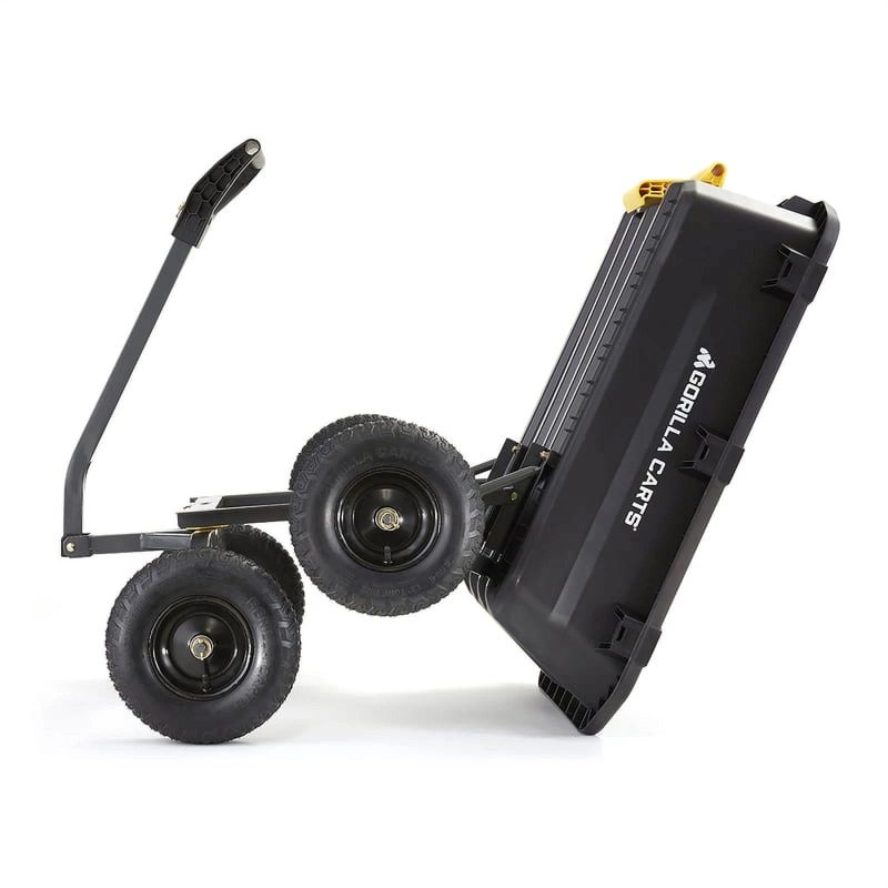 Gorilla Carts 7-cu ft Poly Yard Cart | GCG-7 - MadeInUSA - Image 9