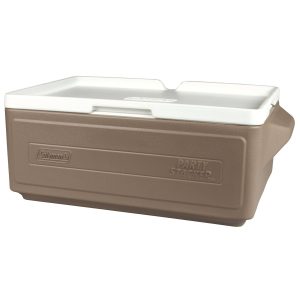Coleman Party Stacker Cooler, 24-Can Capacity, Gray, 23-Quart, Interlocking Design, Easy Transport