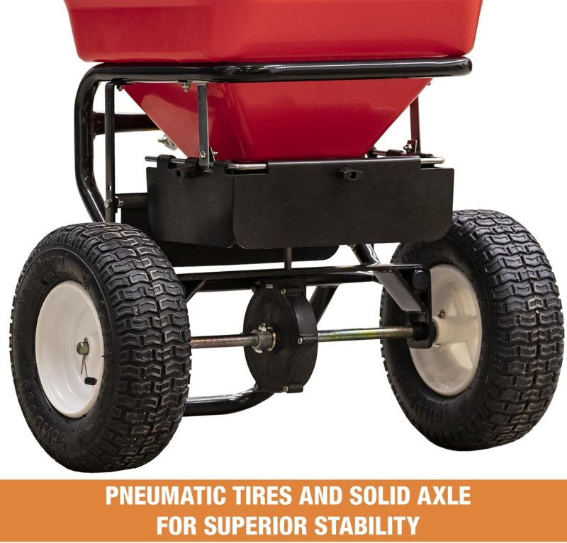 Multi-Purpose Walk Behind Push Spreader 3039632R Grounds Keeper, 100 Pound Capacity, Multi Use Tool for Grass Seed, Salt, De-Icer, Fertilizer and Seeds - Image 5