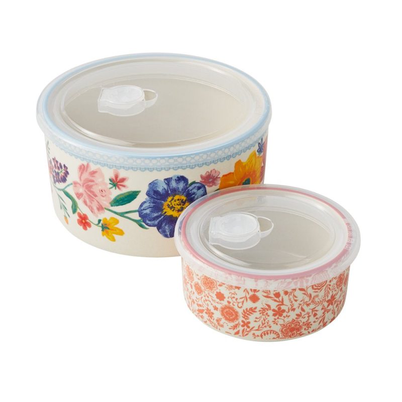 The Pioneer Woman Brilliant Blooms 38-Piece Cookware Set, Teal – Complete Kitchen Solution with Floral Design - Image 7
