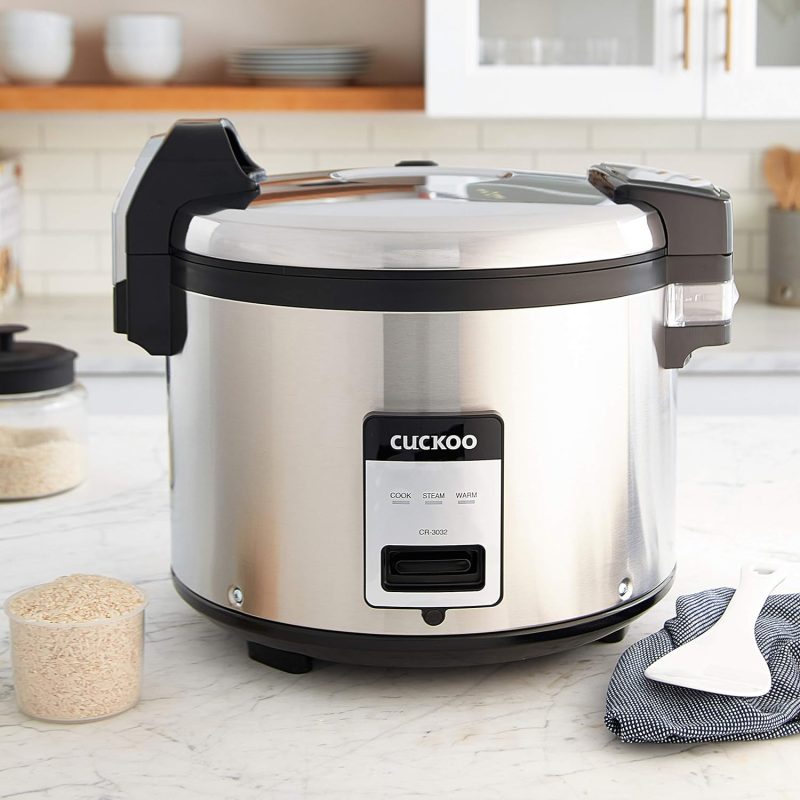 CUCKOO CR-3032 Commercial Large Capacity Electric Rice Cooker & Warmer with 30 Cup (Uncooked) & 60 Cup (Cooked) | Keep Warm Feature, Non Stick Inner Pot, ETL & NSL Certified - Image 5