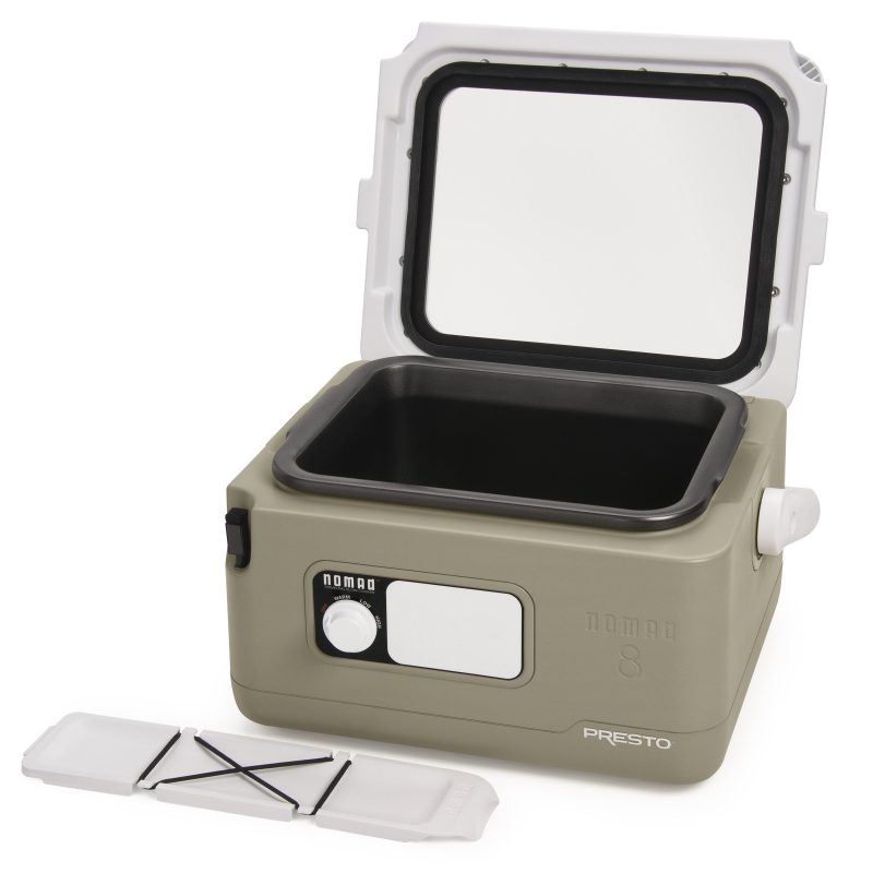 Presto 8-Quart Nomad Traveling Slow Cooker in Tan - Image 3