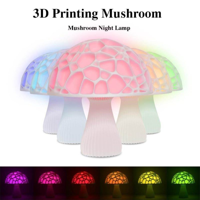 3D Print Elegant Mushroom Table Lamp Room - Image 5