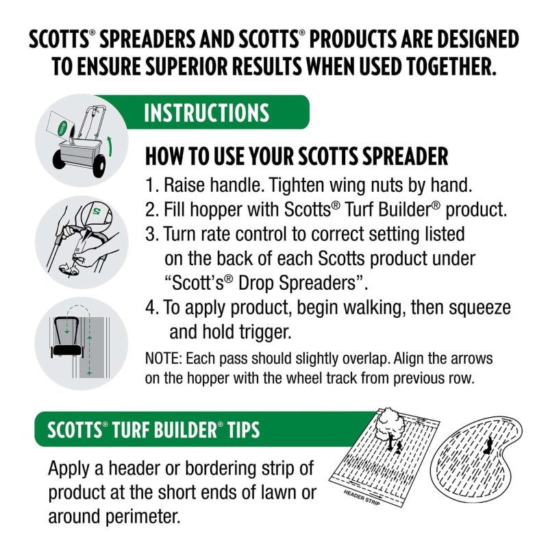 Scotts 32-lb Turf Builder Classic Drop Fertilizer Spreader - Image 18