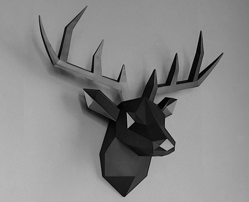 3D Deer Head Wall Statue - Image 10