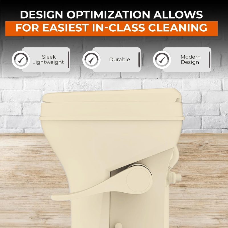 Toilet - Standard Height, Gravity Flush, Foot Pedal, Soft Close Lid with Sprayer Attachment - Image 15