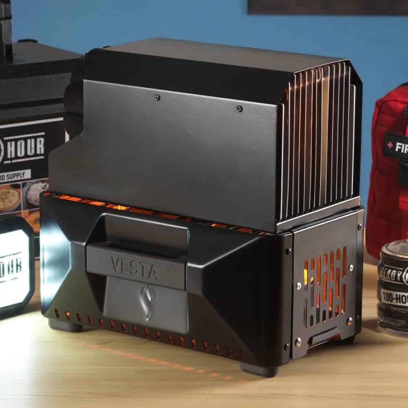 InstaFire VESTA Self-Powered Compact Heater & Stove, Indoor/Outdoor, Off-Grid, Emergency Use - 图片 3