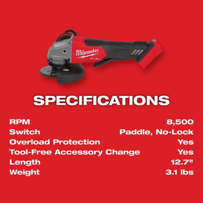 Milwaukee M18 FUEL 4-1/2 - Image 8