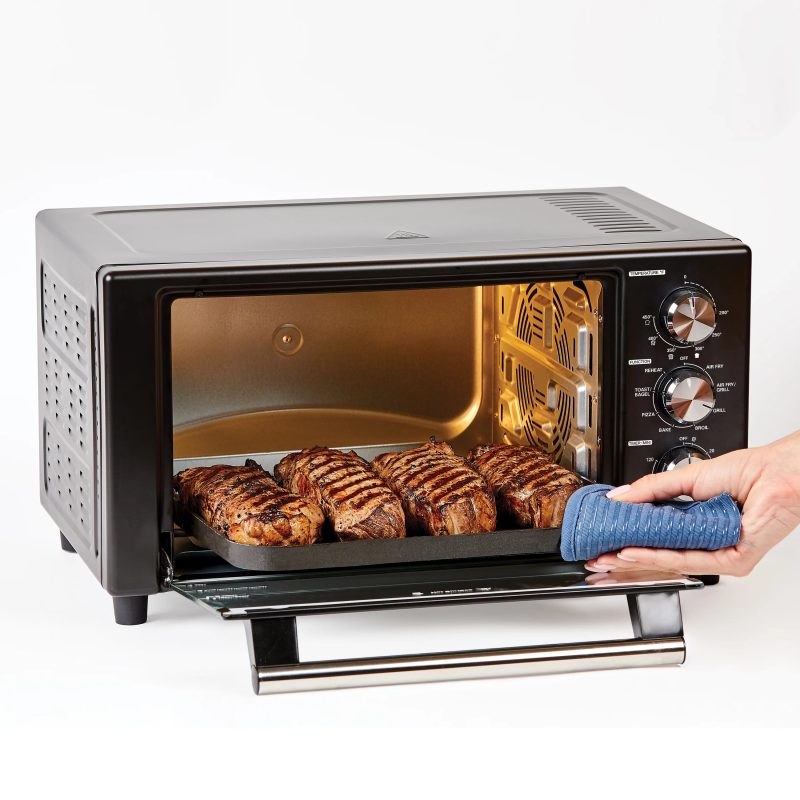 PowerXL Air Fryer Grill Plus, Toaster Oven, Black, 1500 Watts - MadeInUSA - Image 4
