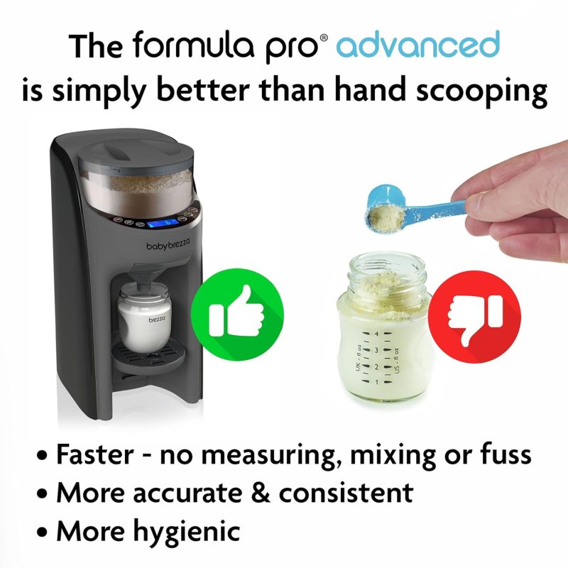 Baby Brezza Formula Pro Advanced Dispenser, Automatic Warm Formula Maker, BPA-Free, White - Image 28