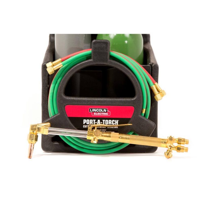 Lincoln Electric Port-A-Torch Kit with Oxygen and Acetylene Tanks for Cutting Welding and Brazing KH990 - Image 5