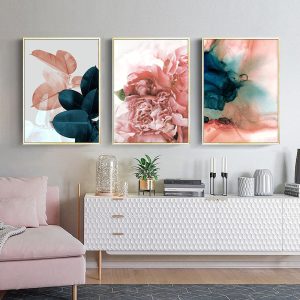 Abstract Pink Flower