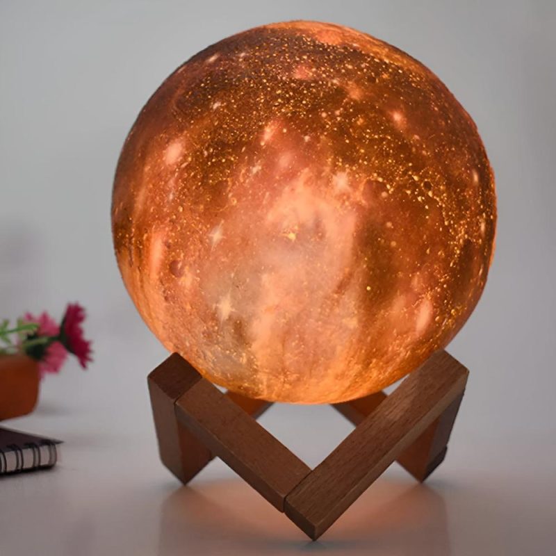 3D Colorful Moon Lamp - Image 5